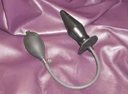 Smooth Inflatable Butt Plug.